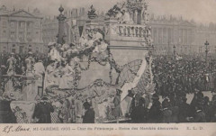 Char de la Reine des Marchés découverts 1906
