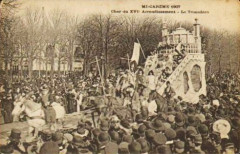 Char du XVIème arrondissement - Le Trocadéro - Mi-Carême 1907