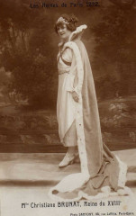 Christiane Brunat Reine du XVIIIème arrondissement de Paris 1922 -
													75 Paris
												