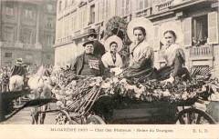 Délégation calaisienne à la Mi-Carême à Paris 1906
