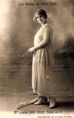 Louise Van Hove Reine du IIème arrondissement 1922