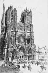 Cathédrale Reims Robida 73695