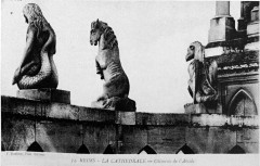 Chimères de abside cathédrale Reims 75275