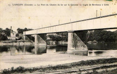 Langon - pont chemin de fer 1