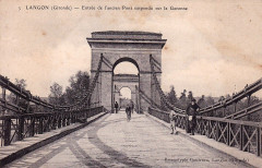 Langon - pont suspendu 4
