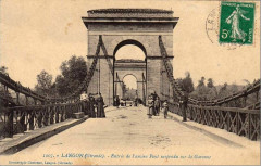 Langon - pont suspendu 5