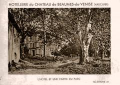 Beaumes Hôtellerie du château et parc