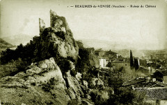 Beaumes ruines du château