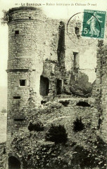 Le Barroux ruines du château -
													84 Vaucluse
												