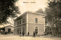 Monteux La Gare début XXe s -
													84 Vaucluse
												