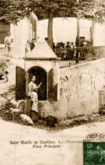 Saint-Martin-de-Castillon Place principale 1909 -
													84 Vaucluse
												