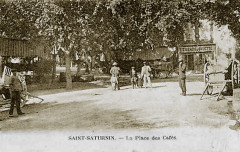 Saint-Saturnin-lès-Avignon Place des Cafés -
													84 Vaucluse
												