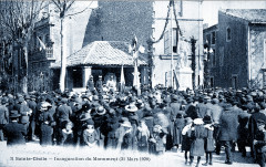 Sainte-Cécile inauguration du Mm 21 mars 1920 -
													84 Vaucluse
												
