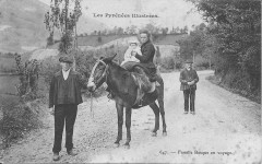 Famille basque en voyage