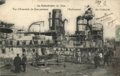 French postcard of Iéna after the explosion -
													83 Var
												