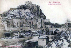 Sisteron Durance gelée 1907