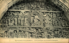 Aveyron Pittoresque 1728 - Conques - Tympan de l'église -
													12 Aveyron
												