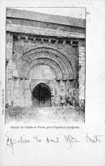 Espalion - église de Perse - Portail 5