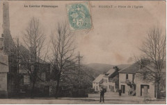 Place Eglise Bugeat Presbytère ancien Cpa
