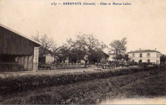 Carte postale ancienne Chais et Maison Lafitte
                                                                     à Arbanats
                                