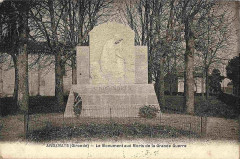 Arbanats - Monument aux morts -
													33 Gironde
												