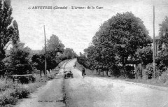 Arveyres - avenue de la gare
