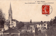 Audenge - église et presbytère -
													33 Gironde
												
