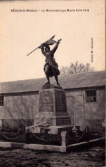 Bégadan - monument aux morts -
													33 Gironde
												