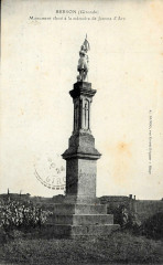 Berson - monument Jeanne d'Arc