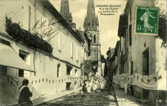 Branne - rue de l'église