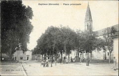 Captieux - Place principale 2