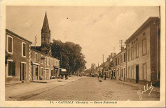 Captieux - route nationale 2