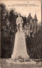 Castets-en-Dorthe - Monument aux morts 1 -
													33 Gironde
												