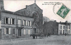 Castets-en-Dorthe - Place de l'église 4