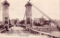 Castillon - pont suspendu 1