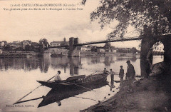 Castillon - pont suspendu 5 -
													33 Gironde
												