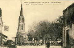 Coutras - Place de l'église 1