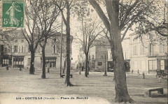Coutras - Place du marché