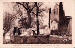 Doulezon - Eglise et Monument aux morts