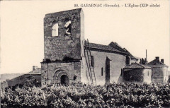 Gabarnac - église