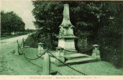 Génissac - monument aux morts