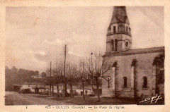 Guillos - Place de l'église
