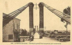 La Réole - Pont suspendu 1