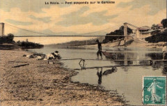 La Réole - Pont suspendu 13
