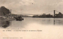 La Réole - pont suspendu 14