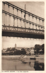 La Réole - Pont suspendu 7
