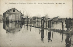 Asnieres-sur-Seine.Rue du Fosse de l Aumone.1910