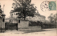 Asnières-sur-Seine.Ecole Ozanam.Rue du Château.Ancien château
