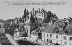 Loches Château Royal postcard