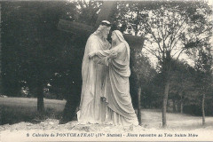 Carte postale ancienne Calvaire de Pontchâteau (IVe Station) - Jésus rencontre sa Très Sainte Mère
                                                                     à Pontchâteau
                                